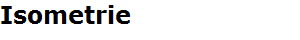Isometrie